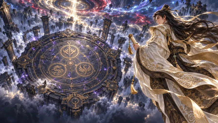 云海之上的星庭与三色异象